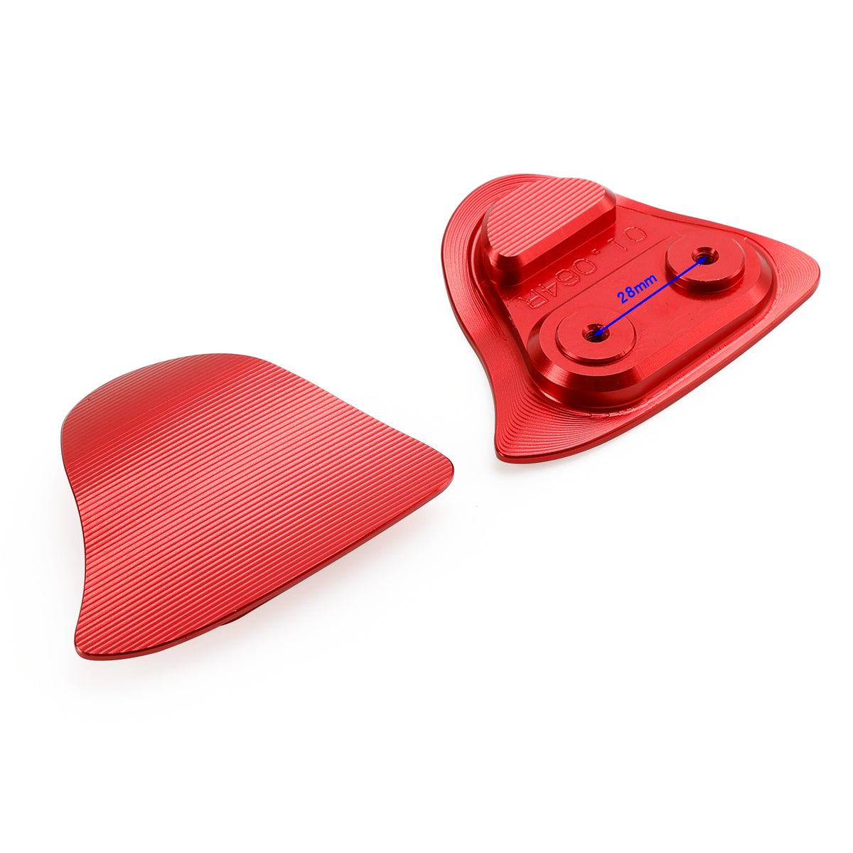 Yamaha YZF R1/YZF R1M 2020-2024 CNC Aluminum Red Mirror Block Off Plates