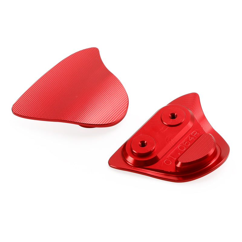 Yamaha YZF R1/YZF R1M 2020-2024 CNC Aluminum Red Mirror Block Off Plates