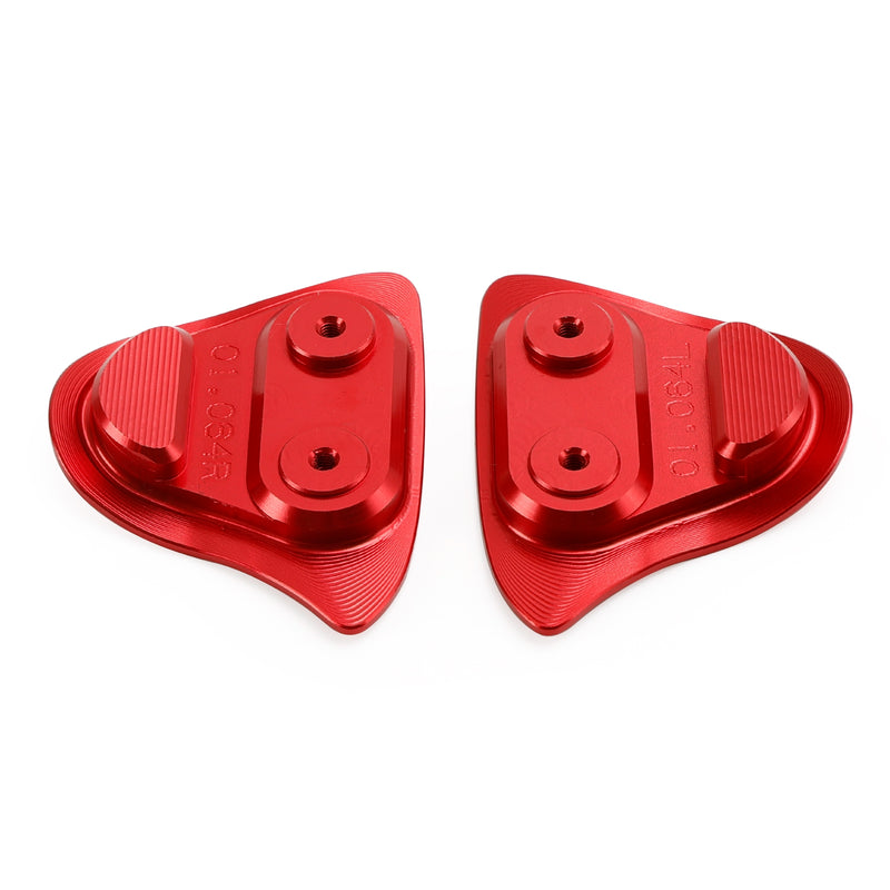 Yamaha YZF R1/YZF R1M 2020-2024 CNC Aluminum Red Mirror Block Off Plates
