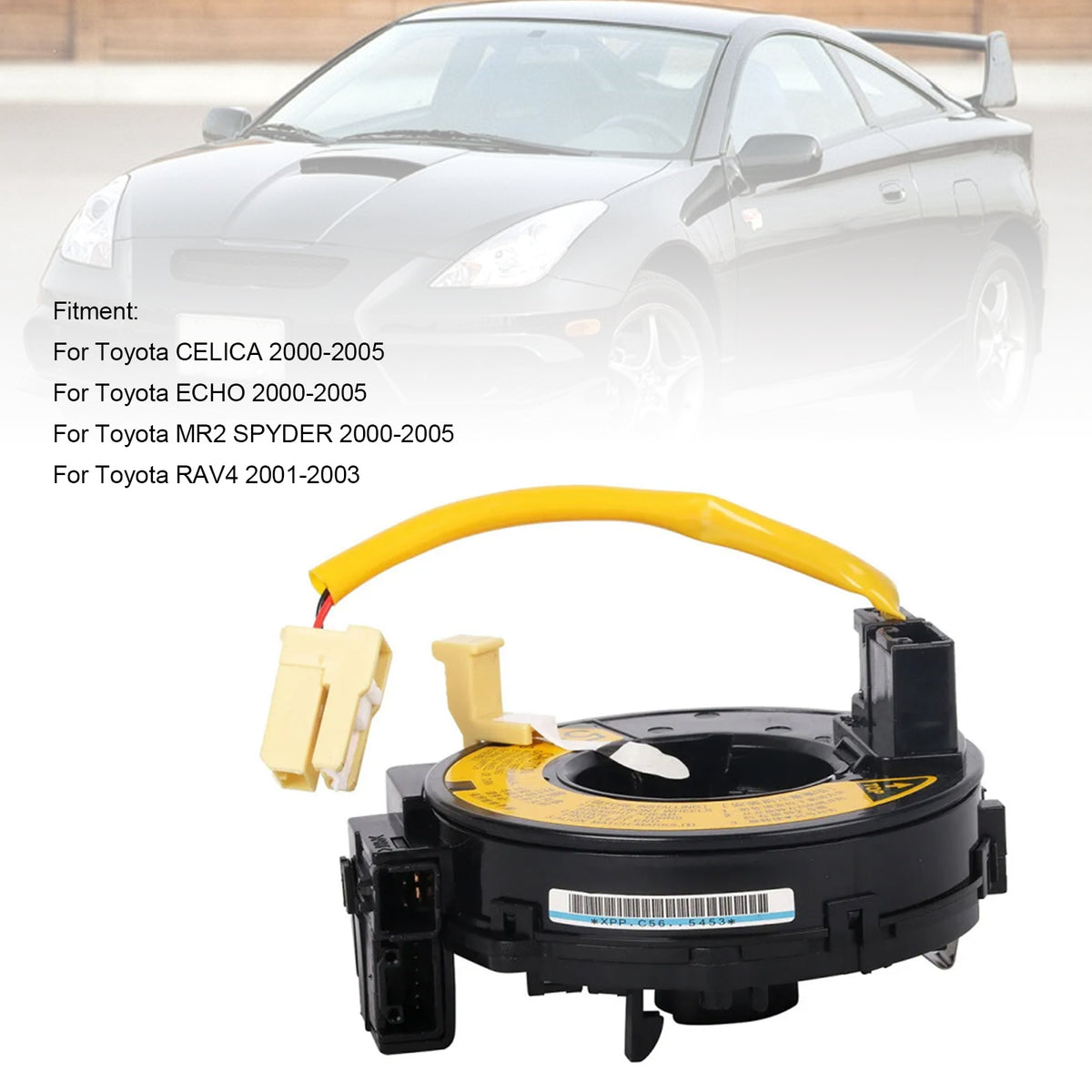 Celica MR2 Spyder Highlander AirBag Spiral Cable Clock Spring 84306-32030