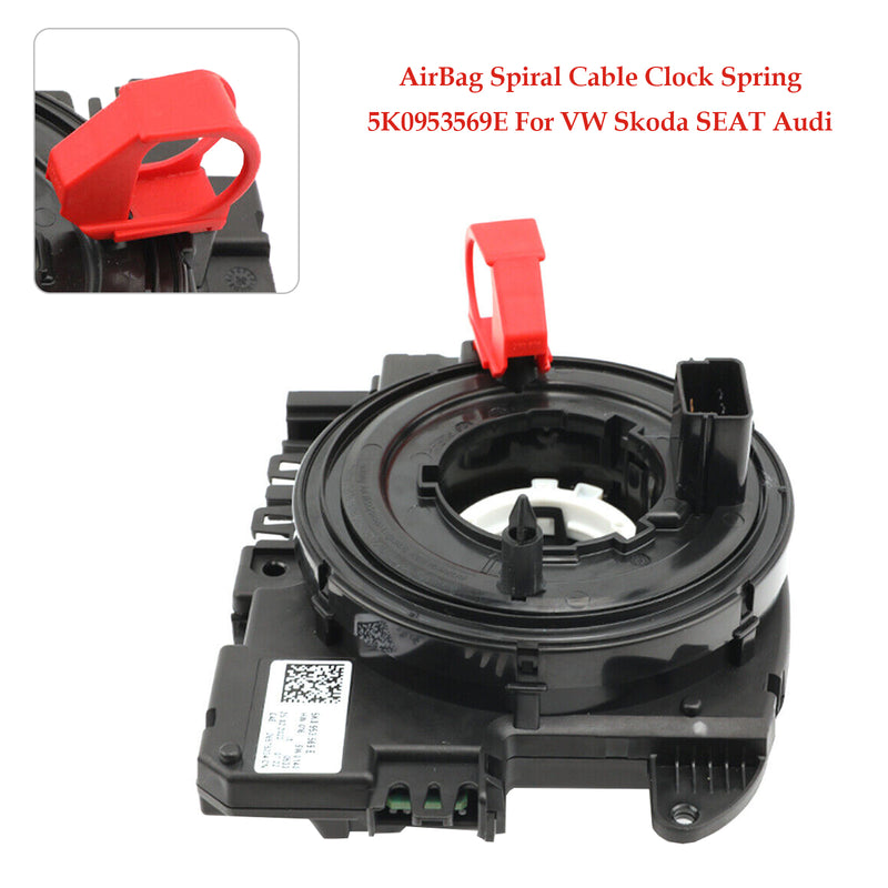 VW Skoda SEAT Audi AirBag Spiral Cable Clock Spring 5K0953569E