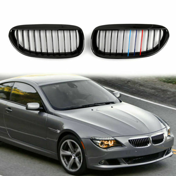 2004-2010 BMW 6 Series E63 Coupe/E64 Convertible 645ci 650i and M6 Gloss Black M Color Grill