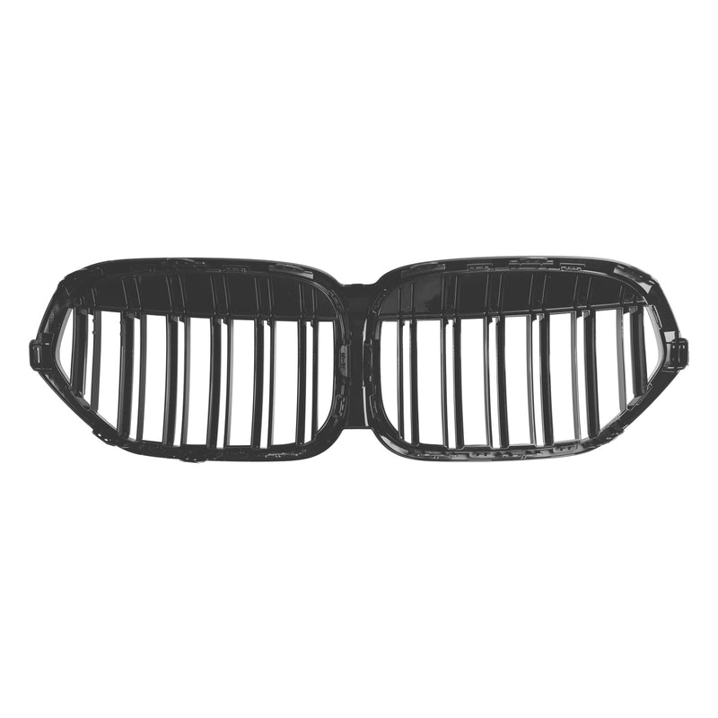 2019-2021 BMW X1 F48 F49 Dual Slat Gloss Black Front Kidney Grill
