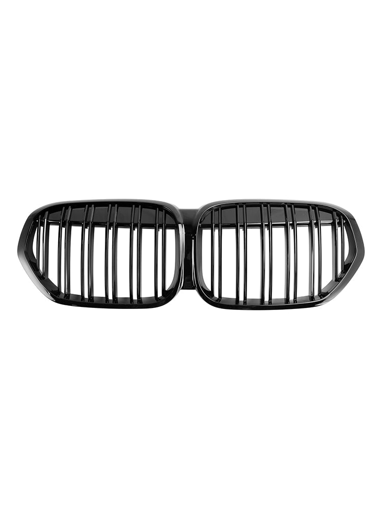 BMW X1 F48 F49 2019-2021 Dual Slat Gloss Black Front Kidney Grill