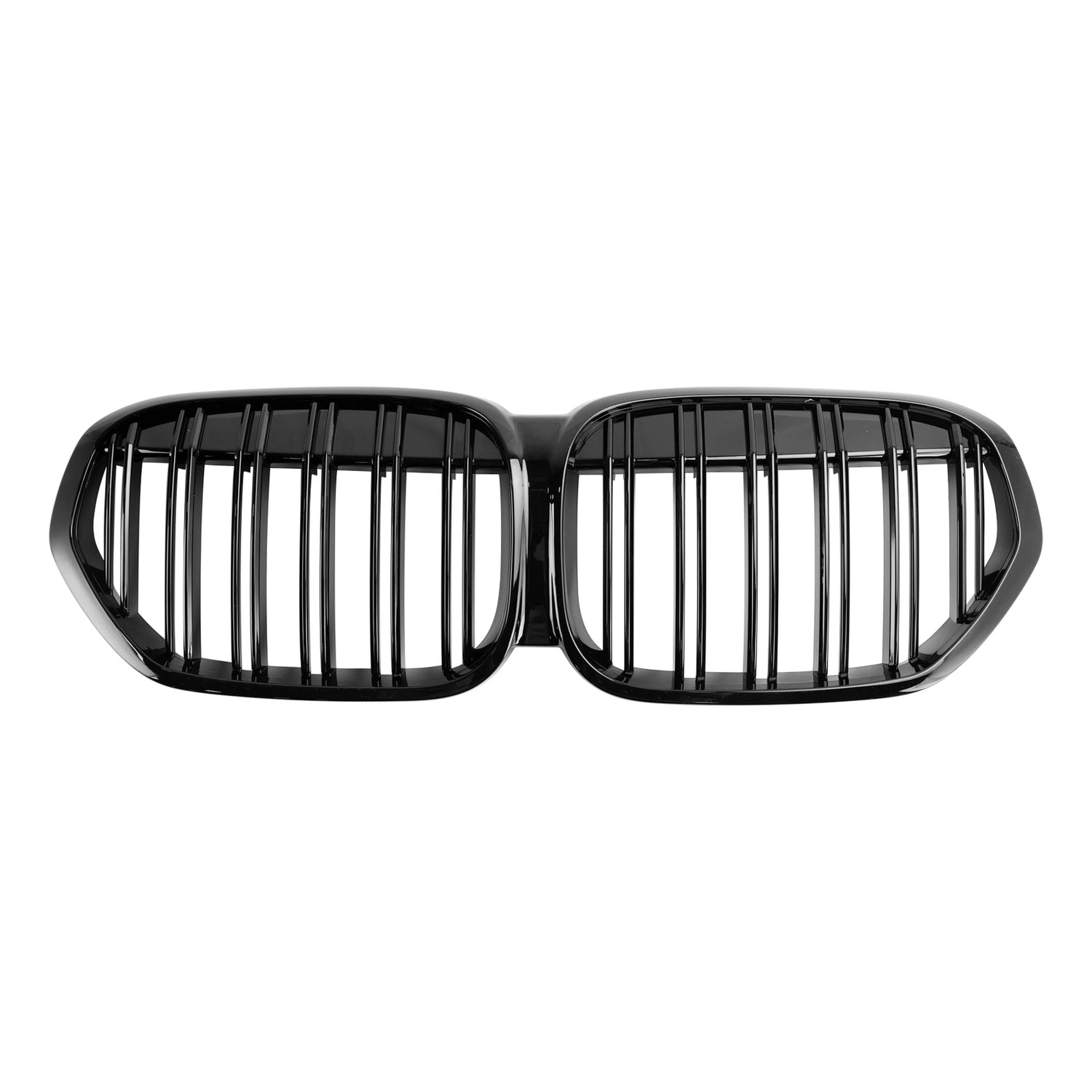 2019-2021 BMW X1 F48 F49 Dual Slat Gloss Black Front Kidney Grill