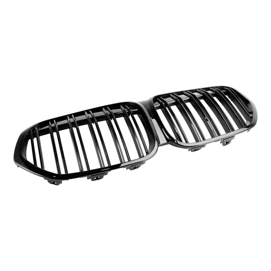 2019-2021 BMW X1 F48 F49 Dual Slat Gloss Black Front Kidney Grill