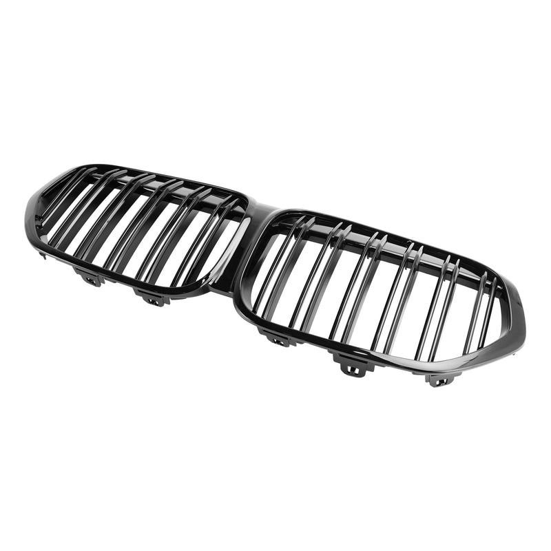 2019-2021 BMW X1 F48 F49 Dual Slat Gloss Black Front Kidney Grill