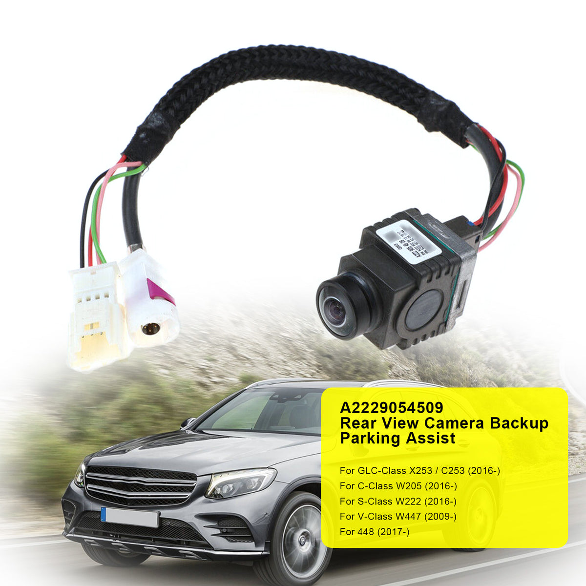 C-Class Touring S205 2015-C 180 2015-2016 M274.910 115KW 7A/MT Rear View Camera A2229054509