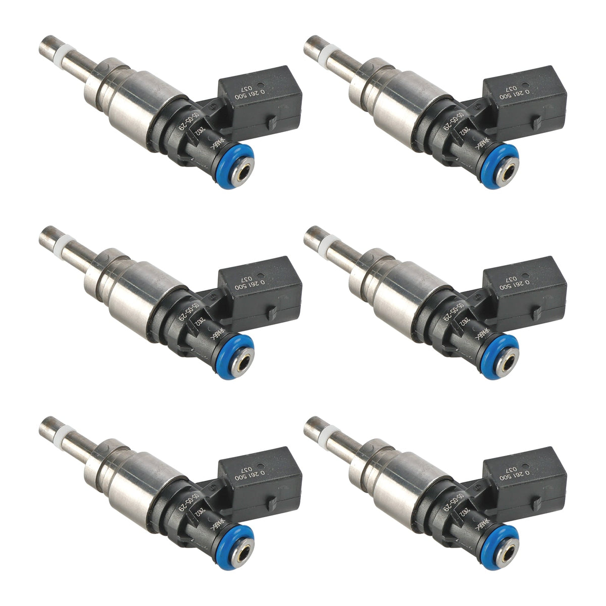 2008-2011 Audi Q5 A4 A5 A6 3.2L V6 0261500037 6PCS Fuel Injector 06E906036F