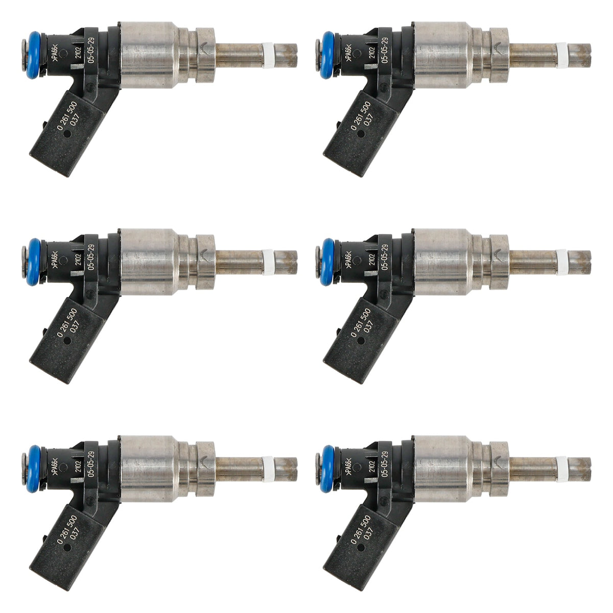 2008-2011 Audi Q5 A4 A5 A6 3.2L V6 0261500037 6PCS Fuel Injector 06E906036F