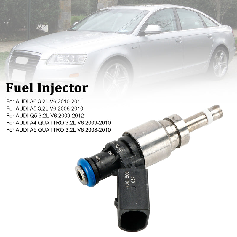 Audi Q5 A4 A5 A6 3.2L V6 2008-2011 0261500037 1PCS Fuel Injector 06E906036F