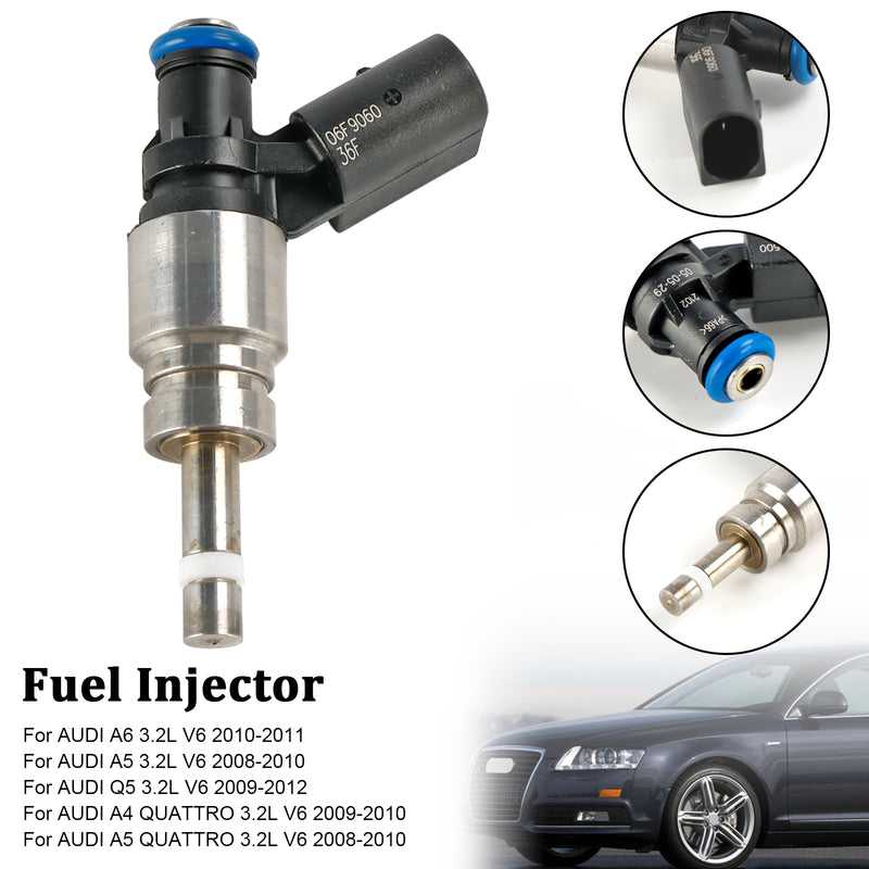 Audi Q5 A4 A5 A6 3.2L V6 2008-2011 0261500037 1PCS Fuel Injector 06E906036F
