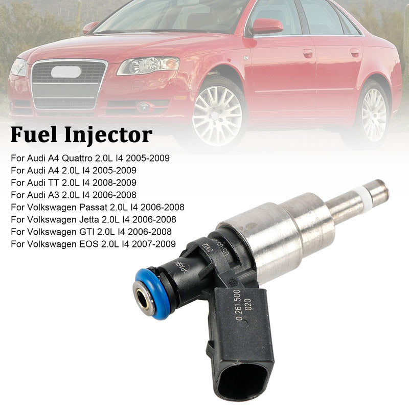 Audi A3 A4 A6 Fit VW Golf Passat 2.0 Tfsi 1PCS Fuel Injector 06F906036A