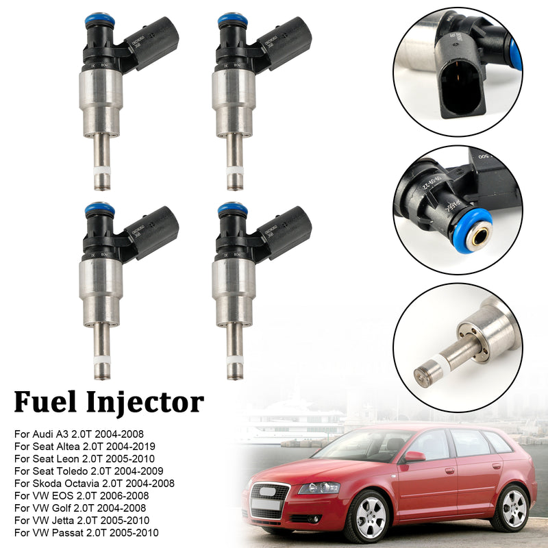 Audi A4 Avant 8E5 2.0 FSI 2002-2004 06D906036B 4PCS Fuel Injector 0261500011
