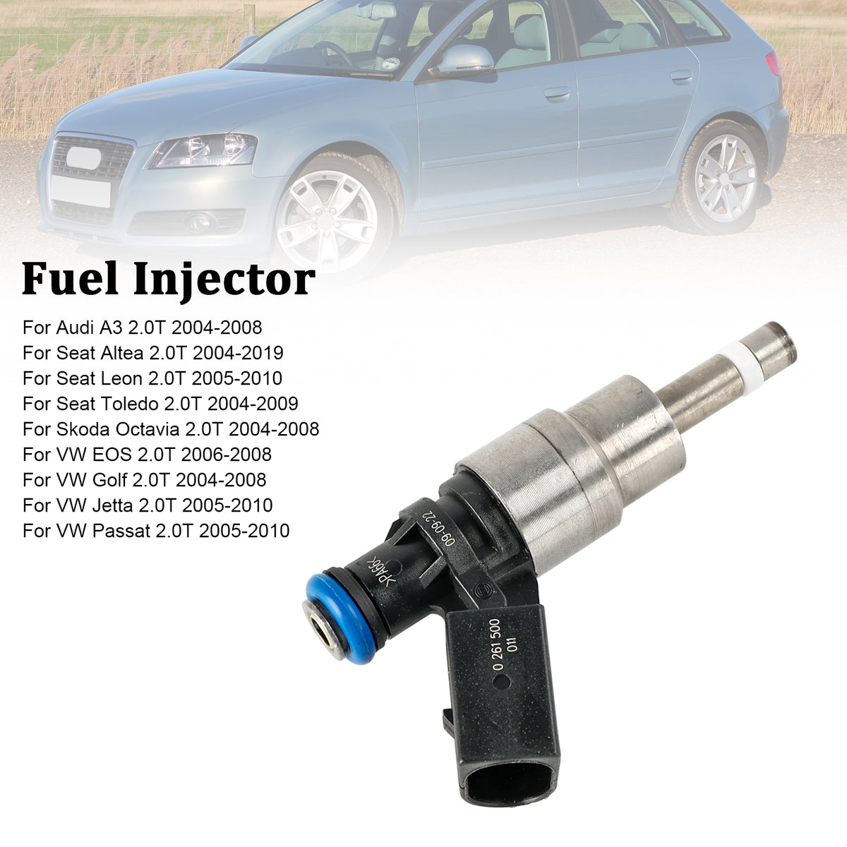 Audi A4 Avant 8E5 2.0 FSI 2002-2004 06D906036B 1PCS Fuel Injector 0261500011