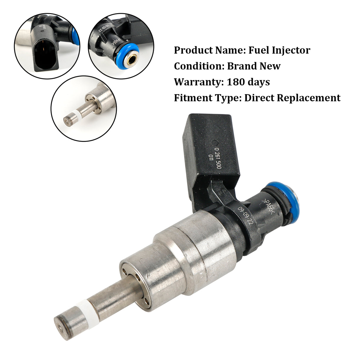 Audi A4 Avant 8E5 2.0 FSI 2002-2004 06D906036B 1PCS Fuel Injector 0261500011