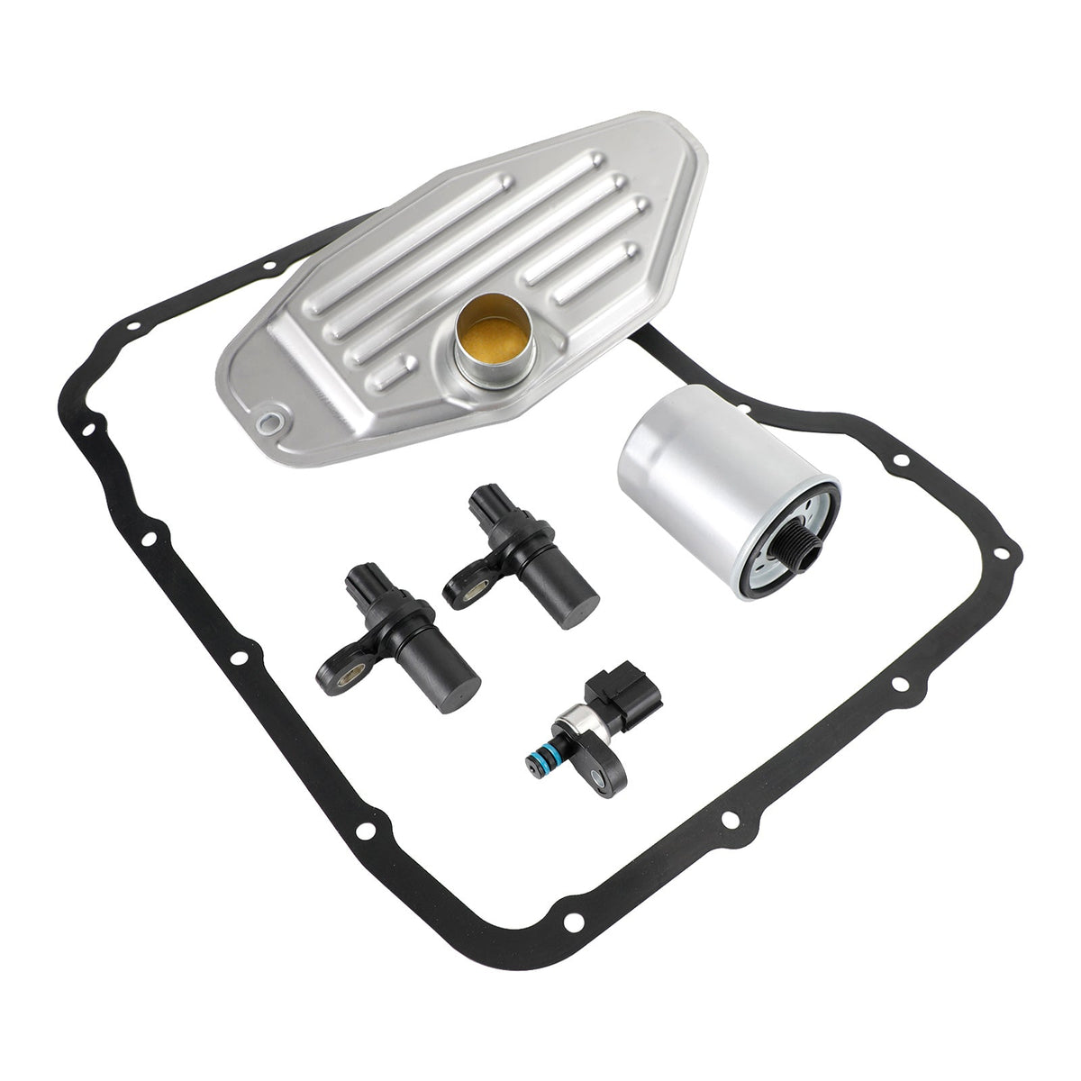 Jeep Wrangler 45RFE 545RFE 68RFE 2006-2018 Transmission Sensors Set Wiht 4WD Filter Kit Pan Gasket