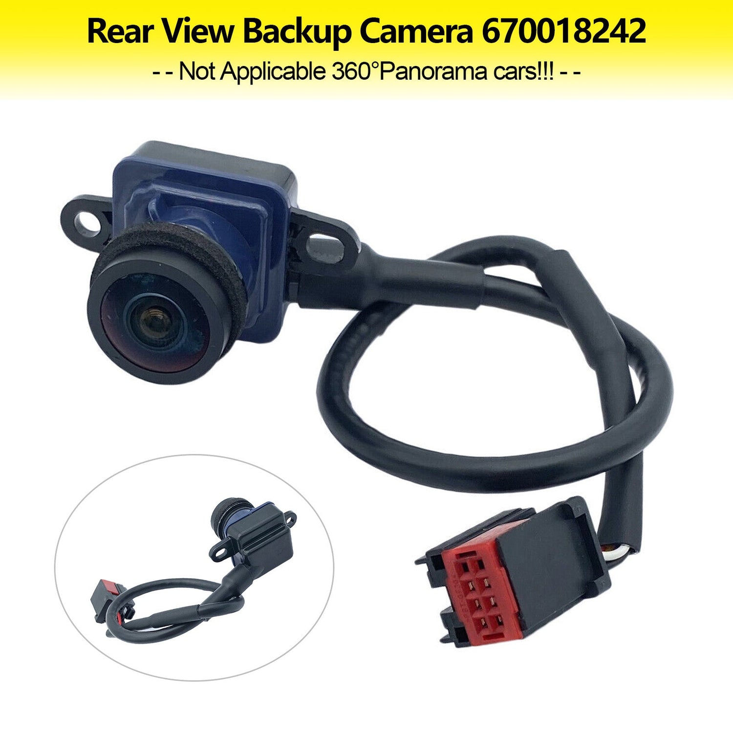 Maserati Ghibli 2014-2016 670018242 Rear View Backup Camera