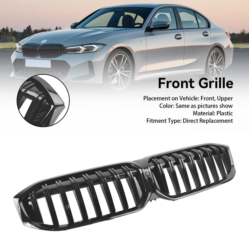 2023-2024 BMW G20 320i 330i M340i Gloss Black Front Kidney Grille Grill