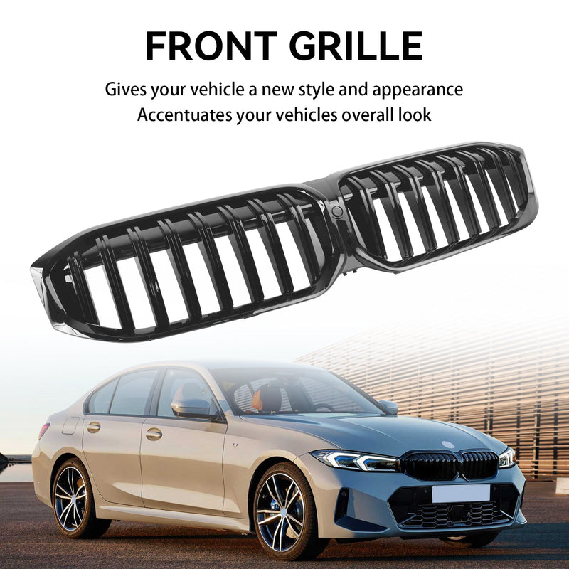 2023-2024 BMW G20 320i 330i M340i Gloss Black Front Kidney Grille Grill