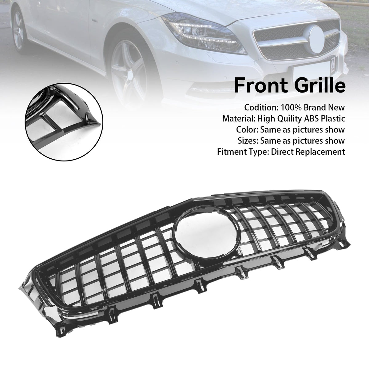 2011-2014 Mercedes-Benz W218 CLS ClS350/500/550 GT Front Grill Grille