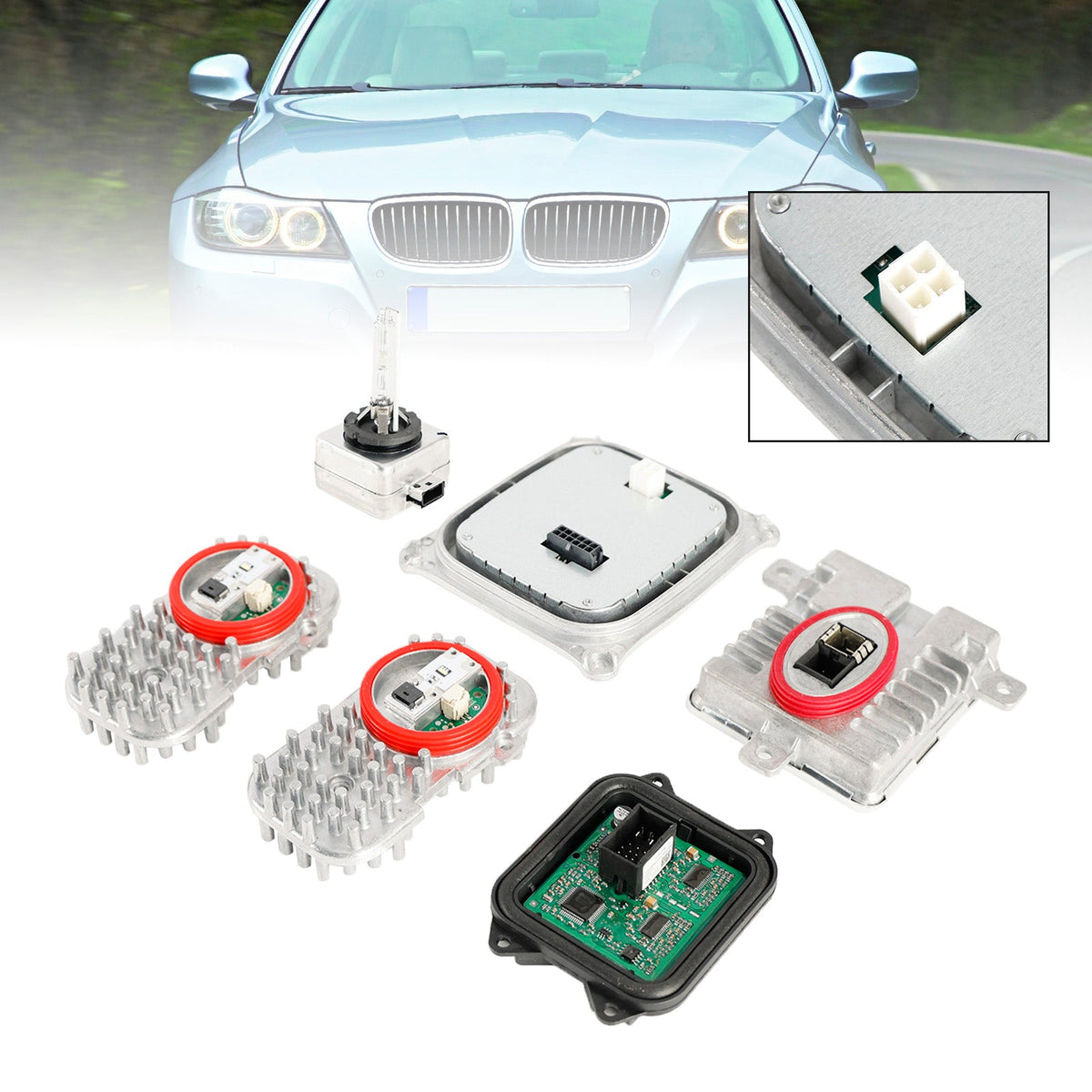 Xenon Ballast Kit 7237647 For BMW 3 Series E92 E93 328i 335i 2011-2013