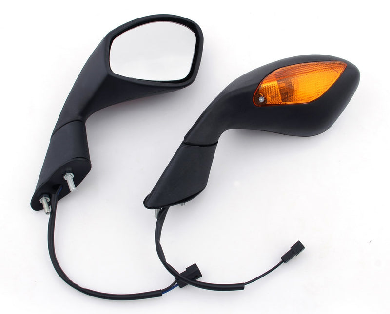 Aprilia RSV 1000 RSV1000 2004-2008 Pair Rear View Mirrors with Turn Signal