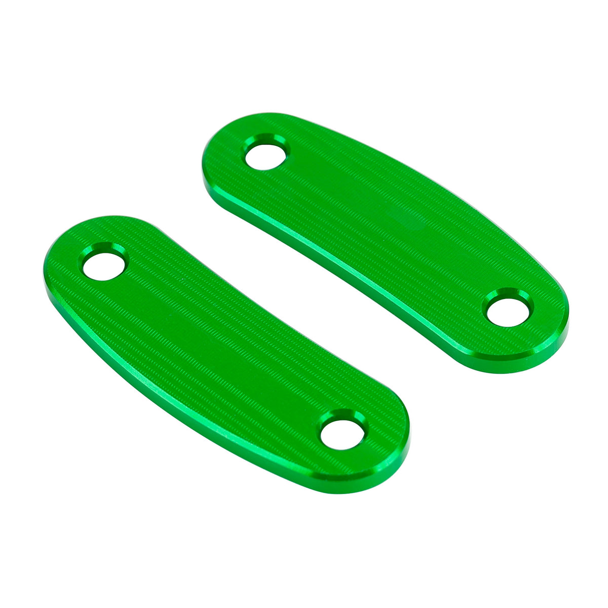 Kawasaki ZX-10R 2011-2015 Green mirror delete blanking block off plates