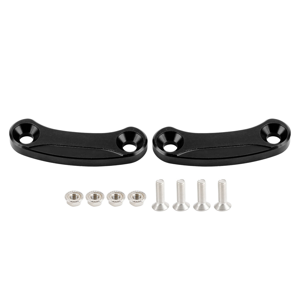 Kawasaki ZX-10R 2016-2023 Black mirror delete blanking block off plates