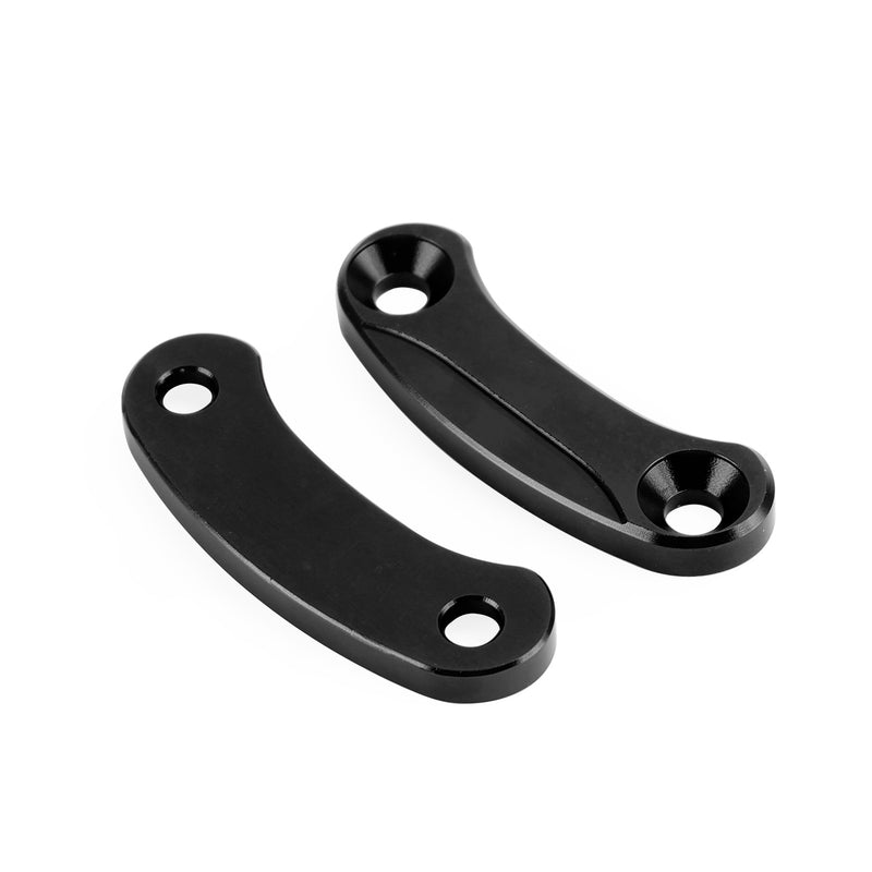 Kawasaki ZX-10R 2016-2023 Black mirror delete blanking block off plates