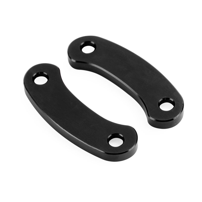 Kawasaki ZX-10R 2016-2023 Black mirror delete blanking block off plates