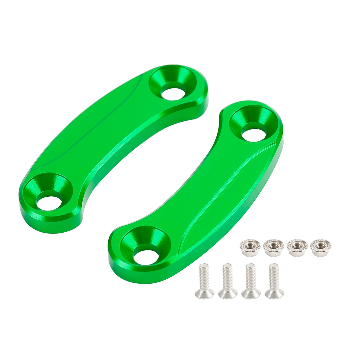 Kawasaki ZX-10R 2016-2023 Green mirror delete blanking block off plates
