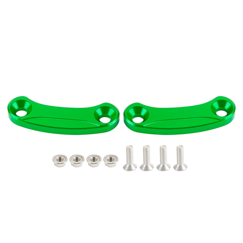 Kawasaki ZX-10R 2016-2023 Green mirror delete blanking block off plates
