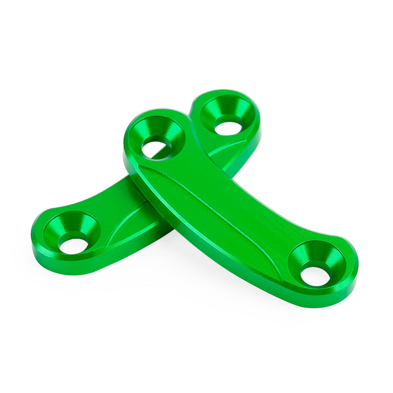 Kawasaki ZX-10R 2016-2023 Green mirror delete blanking block off plates