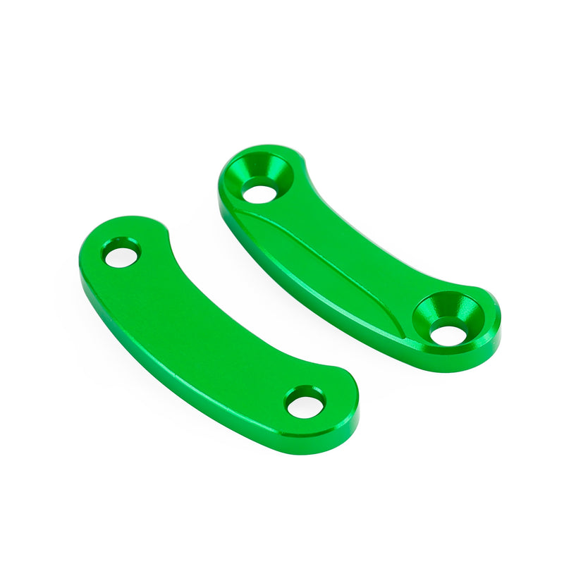 Kawasaki ZX-10R 2016-2023 Green mirror delete blanking block off plates