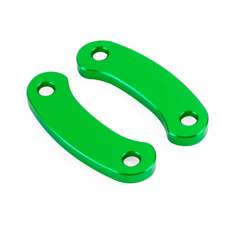 Kawasaki ZX-10R 2016-2023 Green mirror delete blanking block off plates