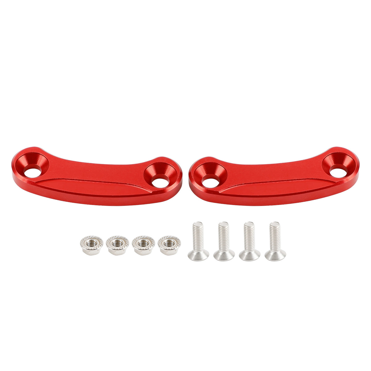 Kawasaki ZX-10R 2016-2023 Red mirror delete blanking block off plates