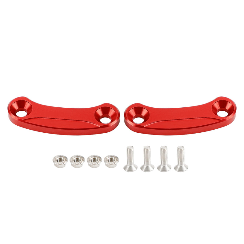 Kawasaki ZX-10R 2016-2023 Red mirror delete blanking block off plates