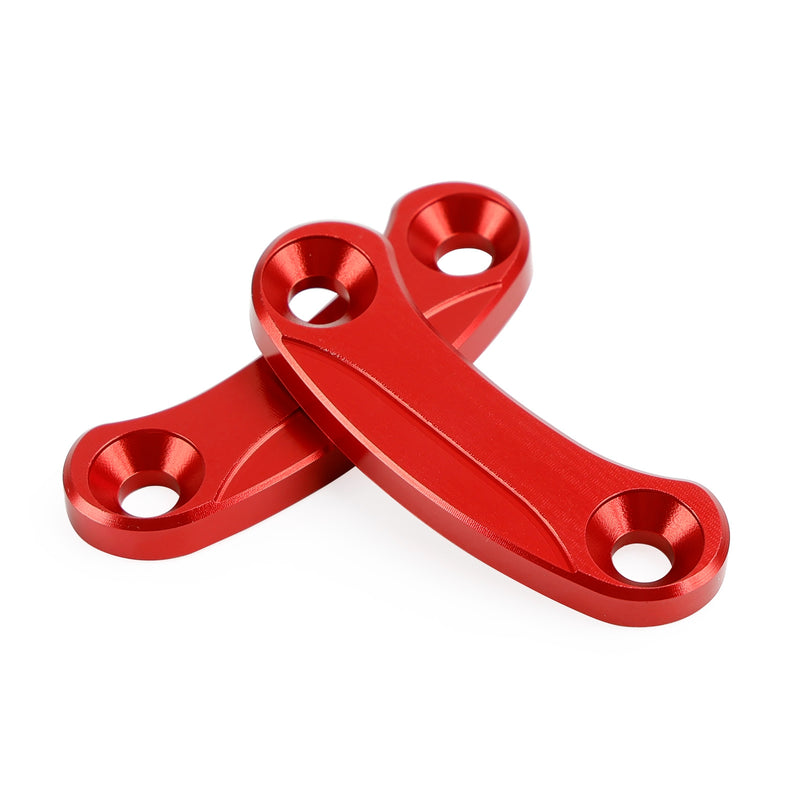 Kawasaki ZX-10R 2016-2023 Red mirror delete blanking block off plates