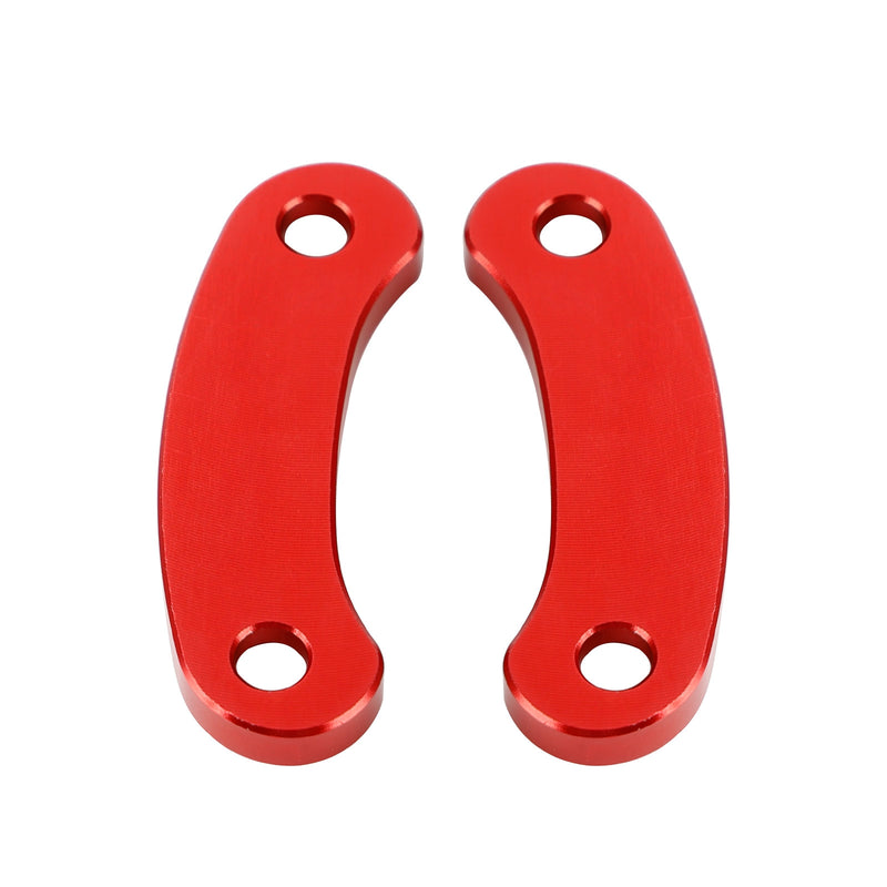 Kawasaki ZX-10R 2016-2023 Red mirror delete blanking block off plates
