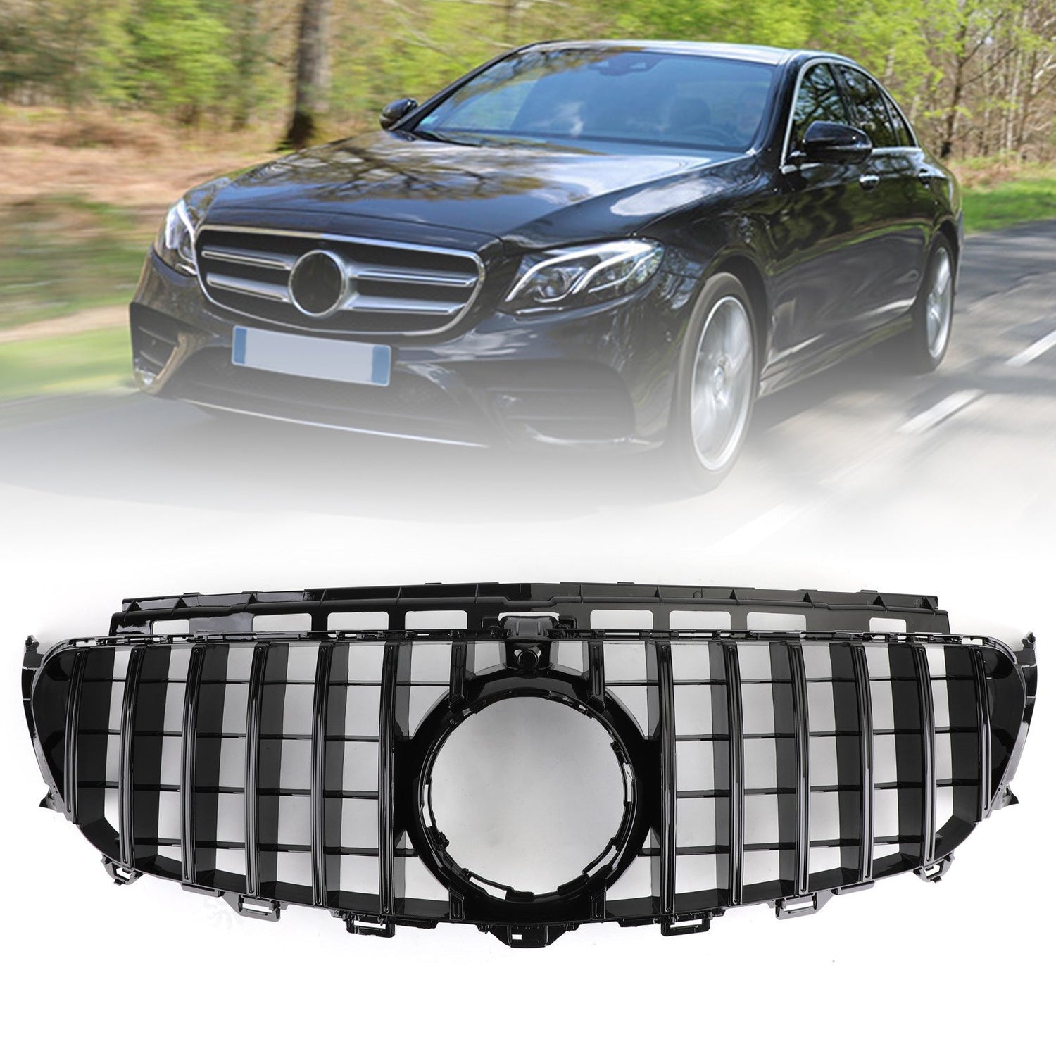 Mercedes W213 E-Class 2016-2019 Benz Front Grill Grille W/ CAMERA