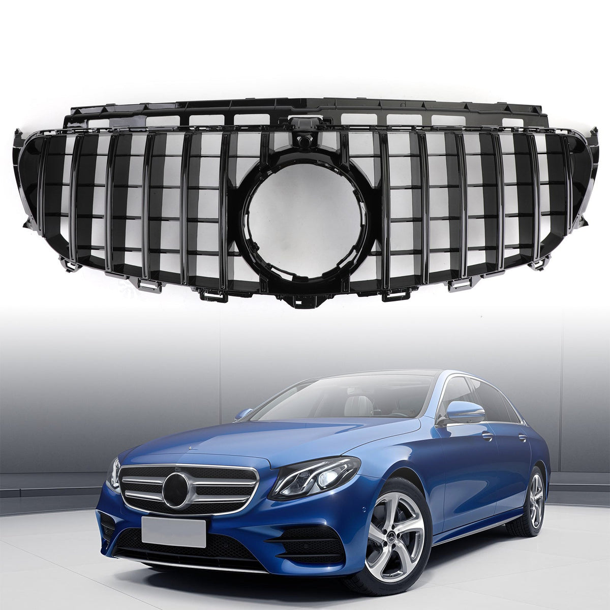 Mercedes W213 E-Class 2016-2019 Benz Front Grill Grille W/ CAMERA