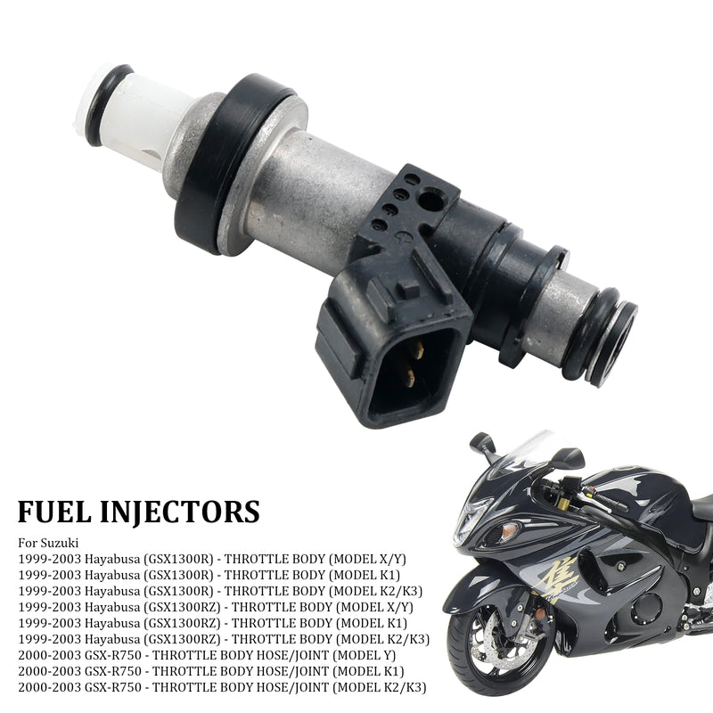 Suzuki GSX-R750 GSX-R600 GSX1300R 06164-P8E-A00 15710-24F00 Fuel Injectors