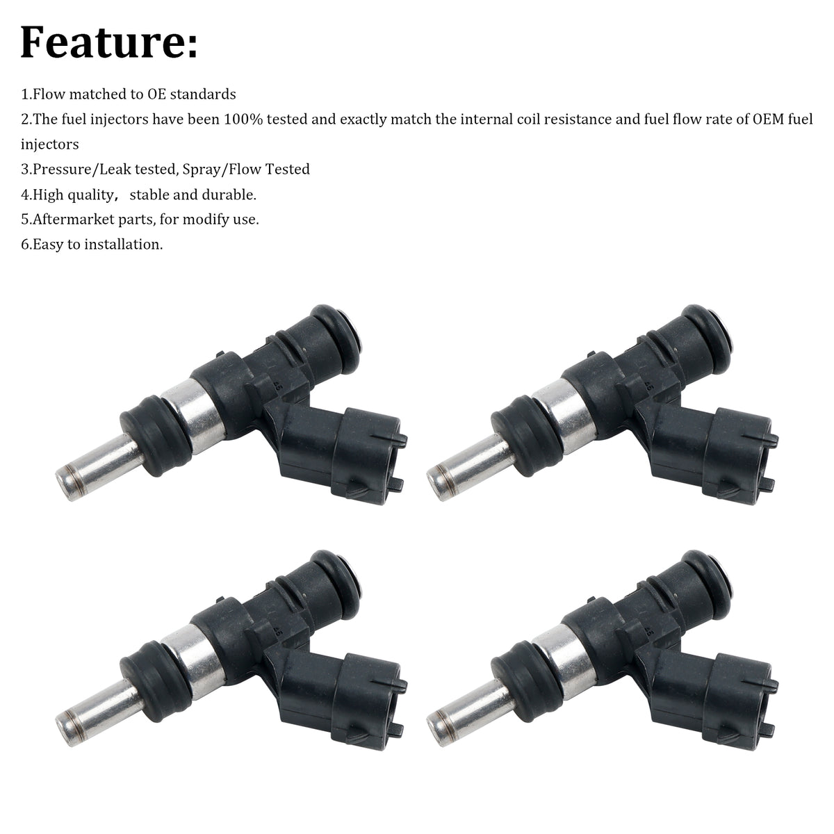 Cummins 4PCS 0444043016 ISX2888173 Fuel Injector 0280158714 0280158701