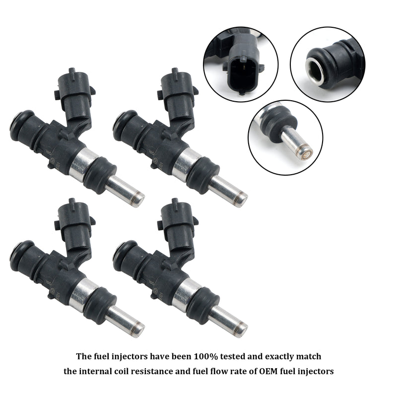 Cummins 4PCS 0444043016 ISX2888173 Fuel Injector 0280158714 0280158701