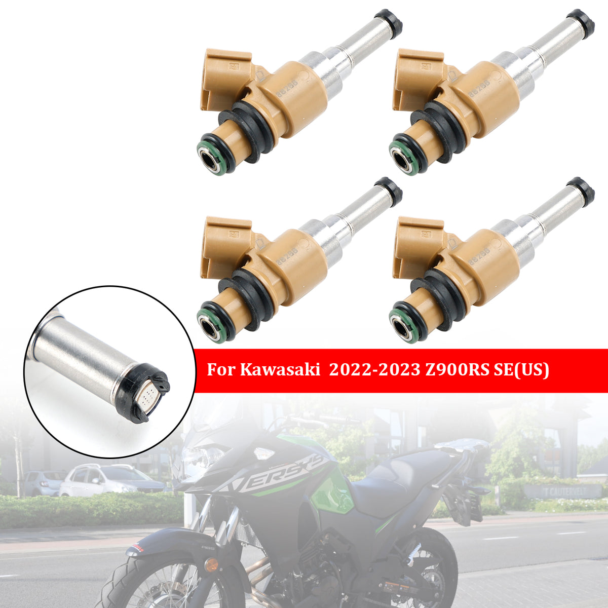 Yamaha YZF R1 R6 4PCS 49033-0034 297500-0640 Fuel Injectors 2C0-13761-00-00