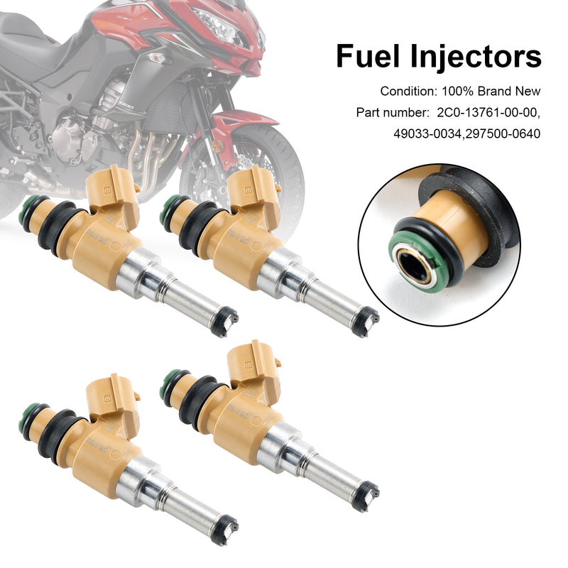 Yamaha YZF R1 R6 4PCS 49033-0034 297500-0640 Fuel Injectors 2C0-13761-00-00