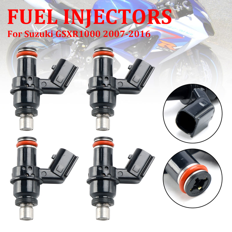Suzuki GSXR1000 2007-2016 GSX1300R 2008-2020 4PCS 15710-21H00 Fuel Injectors 1571021H00