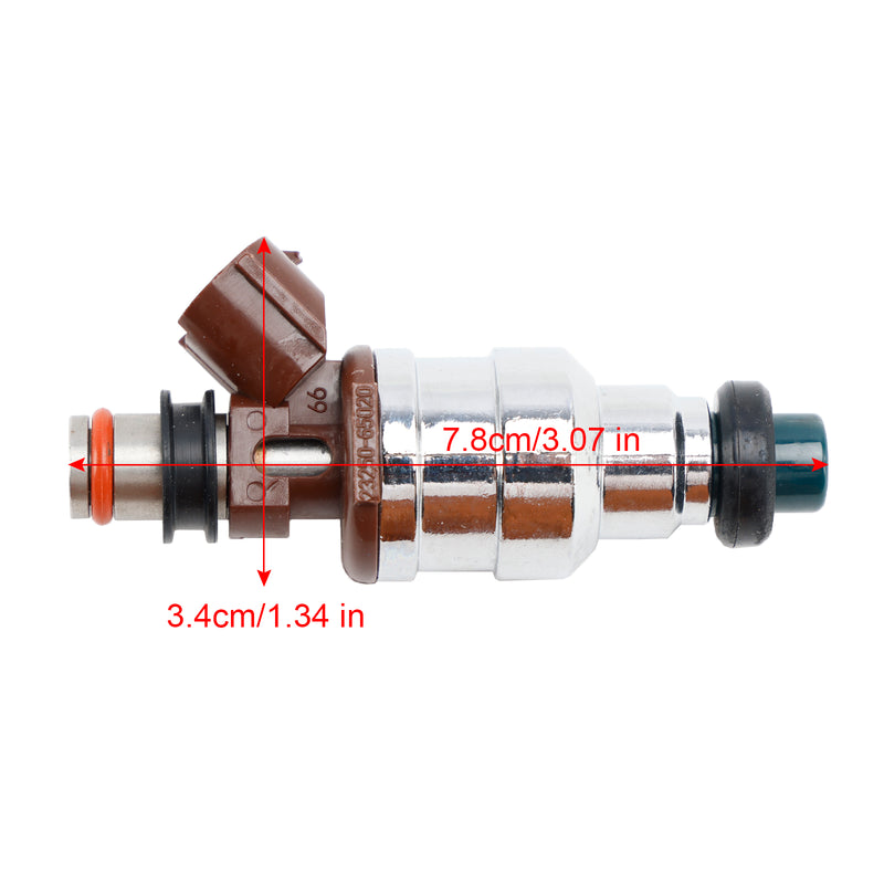 Toyota 4Runner Pickup 1989-1995 3VZE 3.0L V6 23209-65020 6PCS Fuel Injectors
