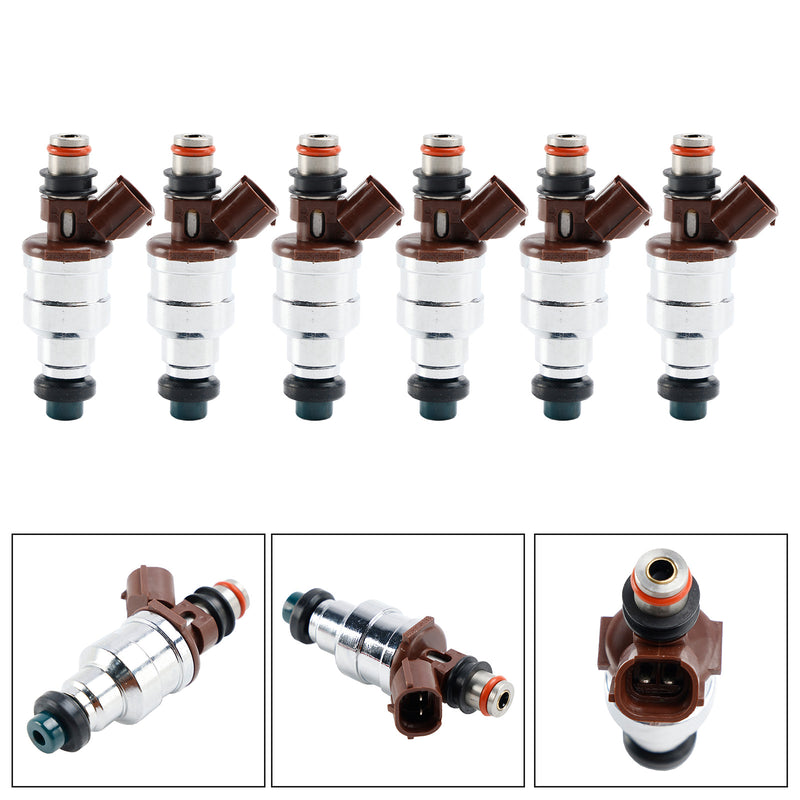 Toyota 4Runner Pickup 1989-1995 3VZE 3.0L V6 23209-65020 6PCS Fuel Injectors